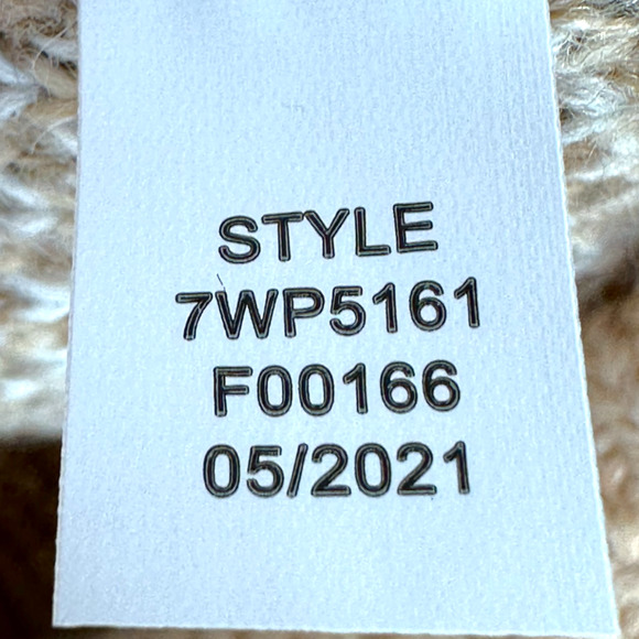 Lucky Brand | Small | Camo Print Jacquard Wool Blend Button Front Cardigan - Picture 9 of 9